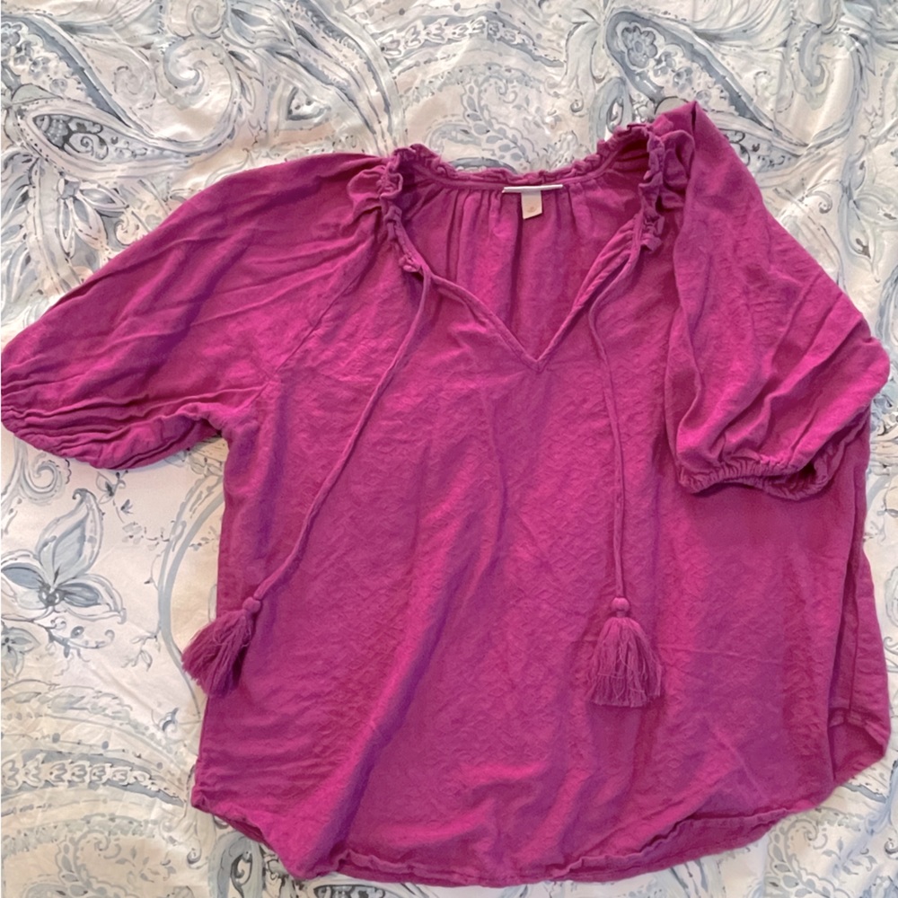 Knox Rose Tassle blouse